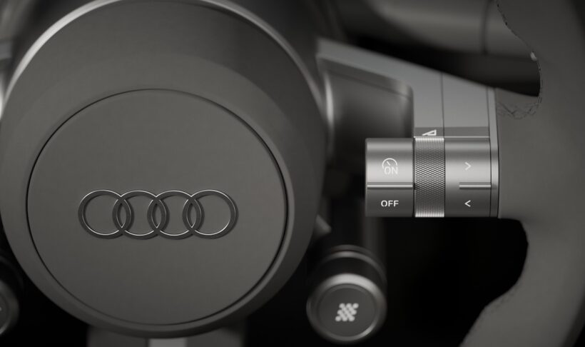 デザインスタディ「アウディ コンセプト C」のインテリア。