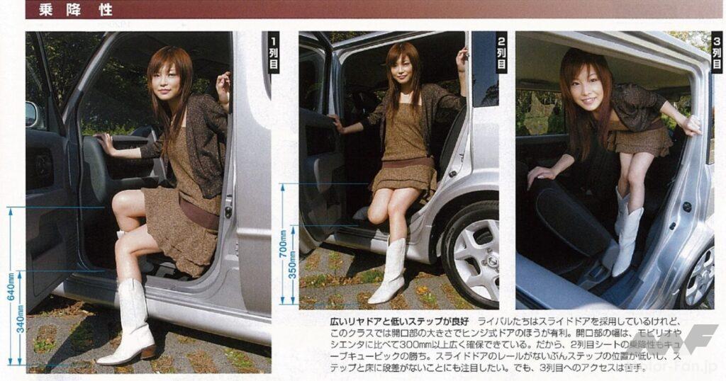 「キューブ・キュービック」の乗降性