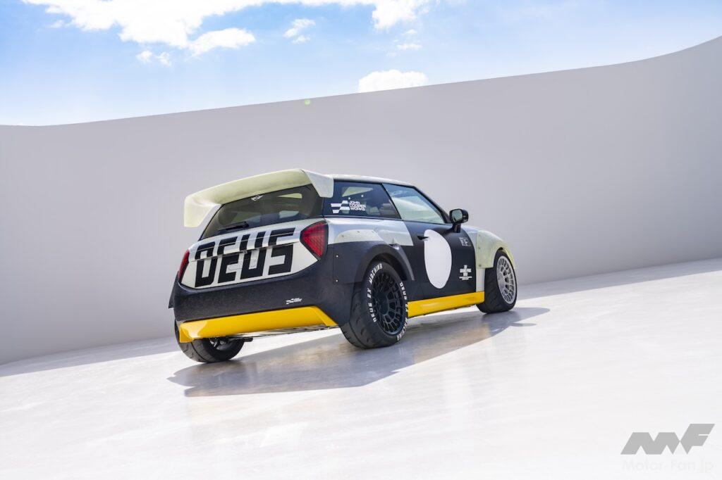 デウス エクス マキナが手がけた「MINI ジョン クーパー ワークス エレクトリック “スケグ”」。