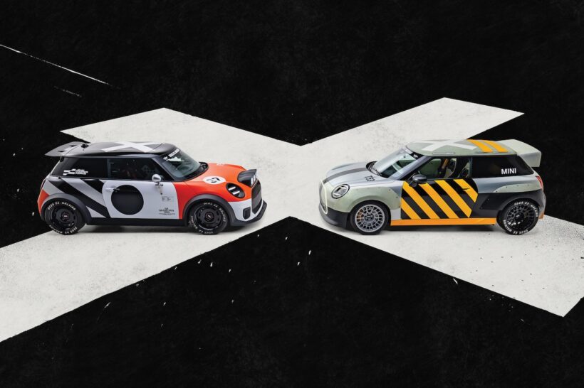 MINIとデウス エクス マキナによるコラボレーションモデル「スケグ（Skeg）」と「マキナ（Machina）」。