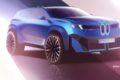「ノイエ クラッセ」初の量産フル電動SAV、「BMW iX3」のデザインスケッチ。
