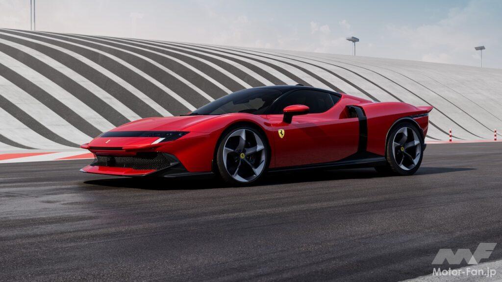 新型プラグインハイブリッドスーパースポーツ「フェラーリ 849 テスタロッサ」のエクステリア。