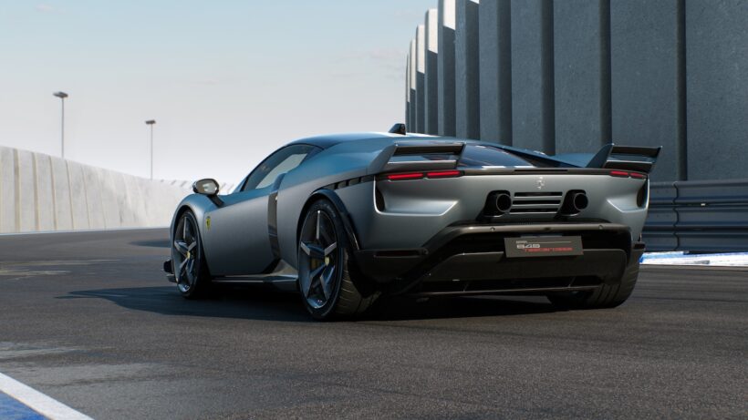 新型プラグインハイブリッドスーパースポーツ「フェラーリ 849 テスタロッサ アセット フィオラノ」のエクステリア。