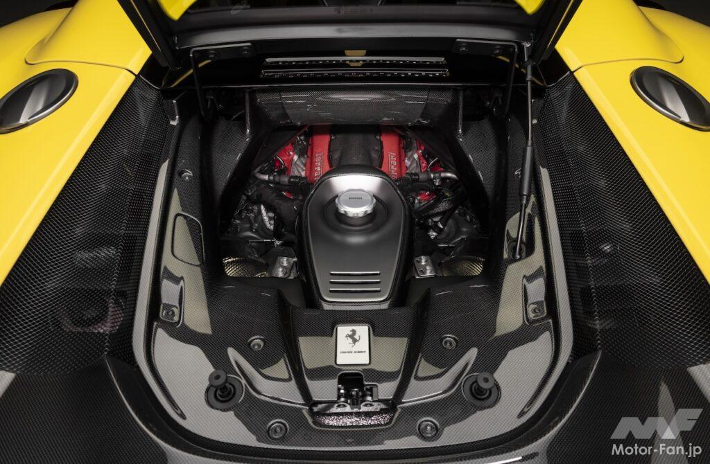 新型プラグインハイブリッドスーパースポーツ「フェラーリ 849 テスタロッサ スパイダー」のパワートレイン。