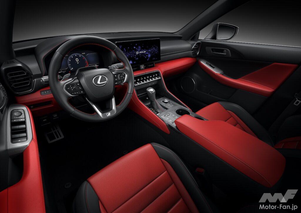 内外装を刷新した「レクサス IS」改良新型のインテリア。