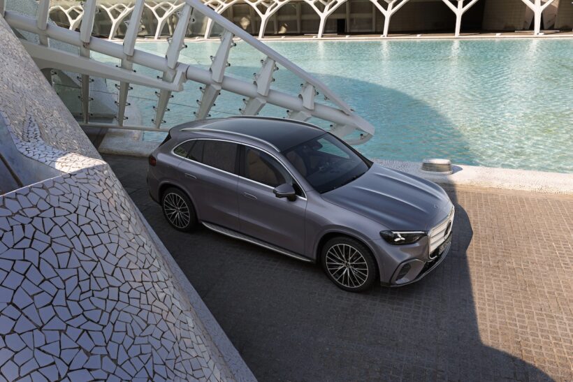 「メルセデス・ベンツ GLC with EQ テクノロジー」のエクステリア。