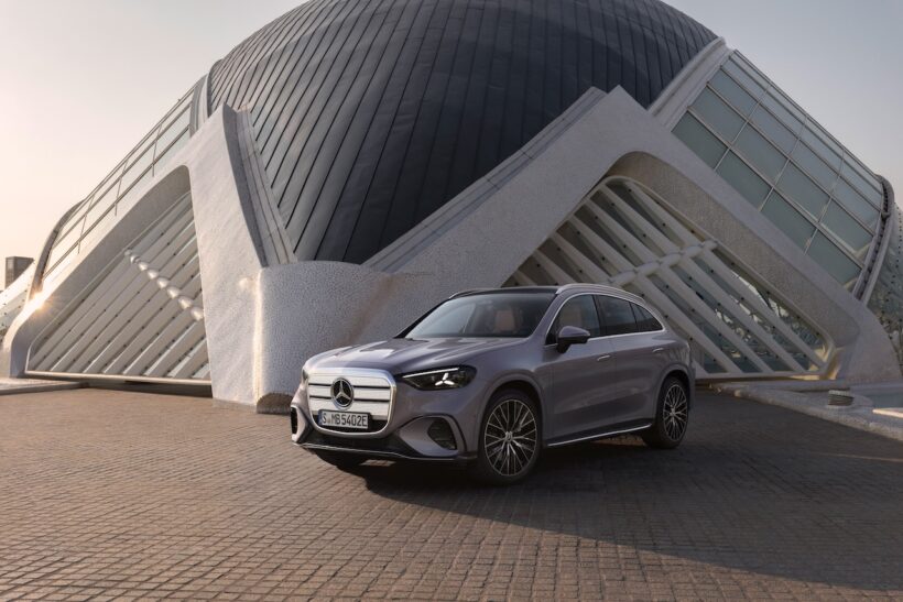 「メルセデス・ベンツ GLC with EQ テクノロジー」のエクステリア。