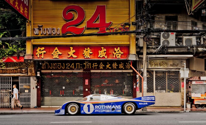 今回のイベントに先立って、クルヴィスタン バンコクは、956 LHをバンコク市内に持ち込んで、スペシャルフォトセッションを実施した。