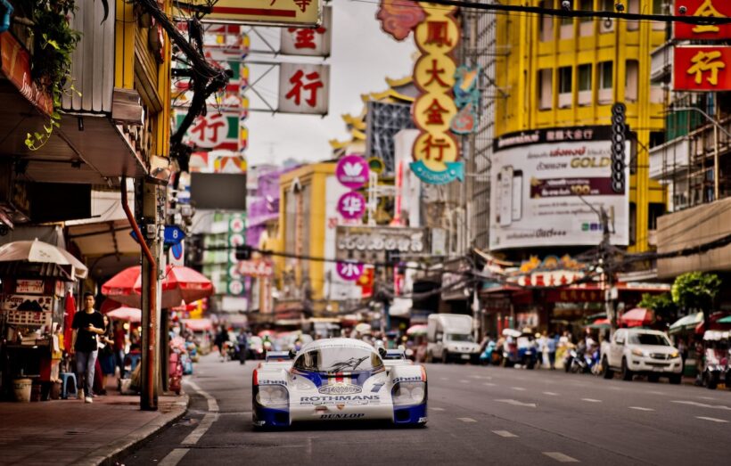 今回のイベントに先立って、クルヴィスタン バンコクは、956 LHをバンコク市内に持ち込んで、スペシャルフォトセッションを実施した。