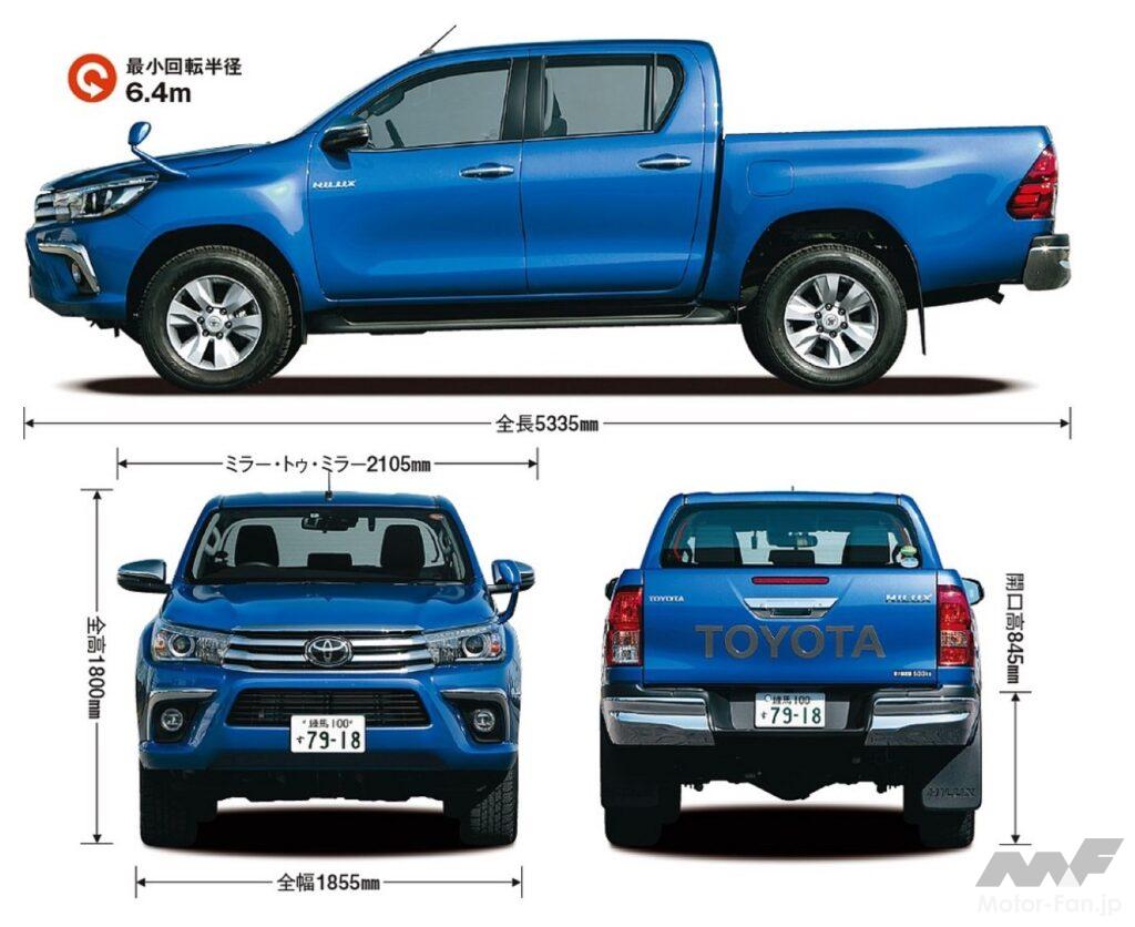 トヨタ8代目「ハイラックス」
