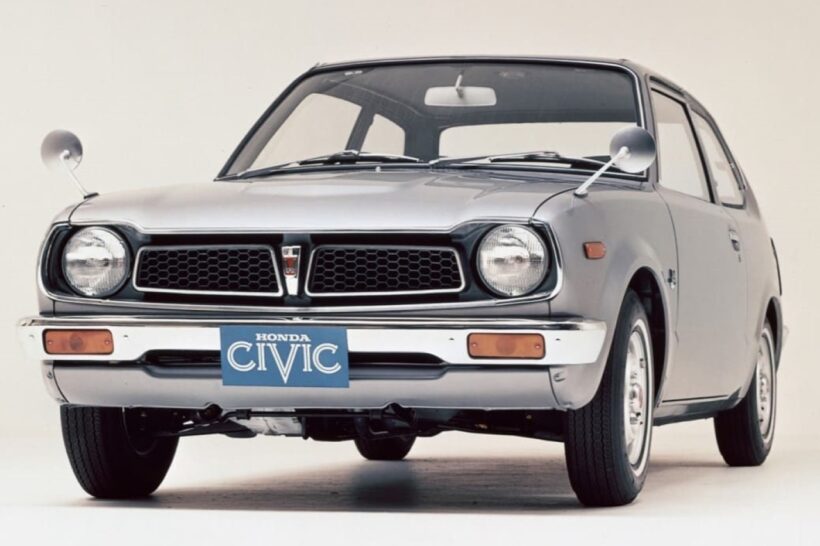 1972年に誕生した初代シビック