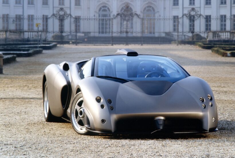 1998年に初公開されたディアブロ・ベースのコンセプトカー「ランボルギーニ プレグンタ」。