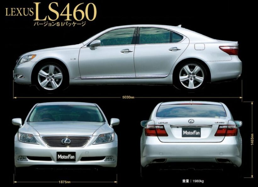 レクサスLS460のボディパッケージ