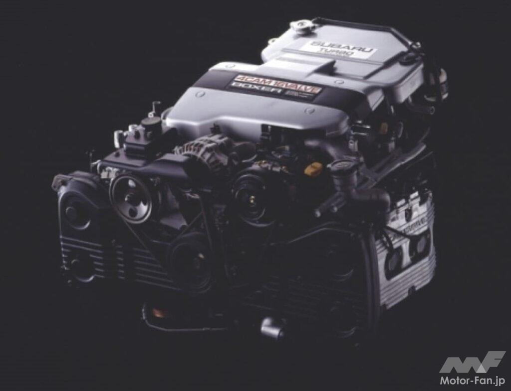 レガシィRS搭載の2.0L水平対向(EJ型)ターボエンジン