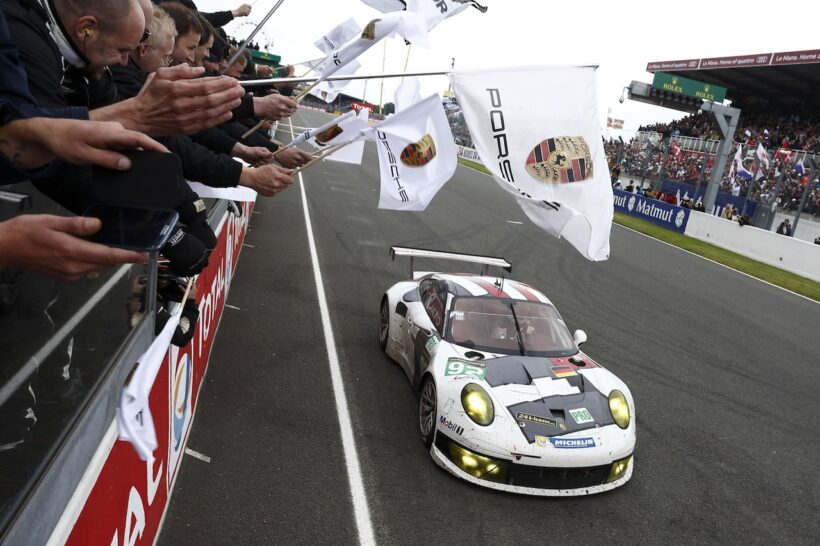 ポルシェの新ファクトリーチームが、ル・マン24時間レースでダブル優勝。