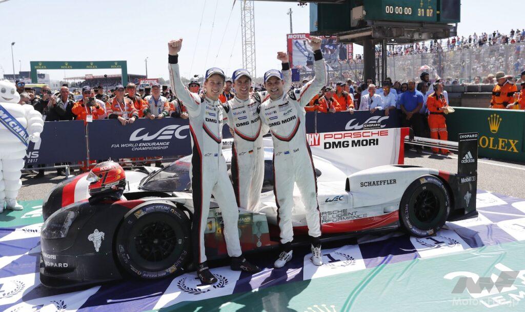 2017年、ポルシェ 919 ハイブリッドがル・マン24時間レース3連覇を達成。