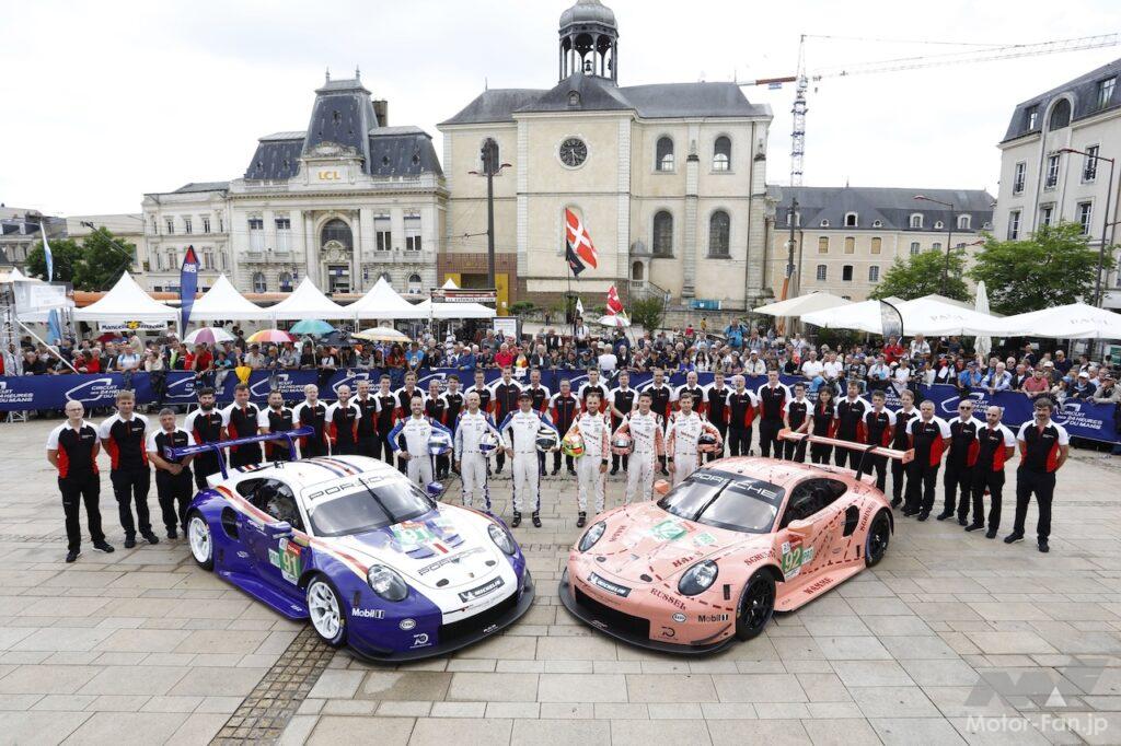 ポルシェ 911 RSR「ピンクピッグ」と「ロスマンズ」がル・マン24時間レースに登場。