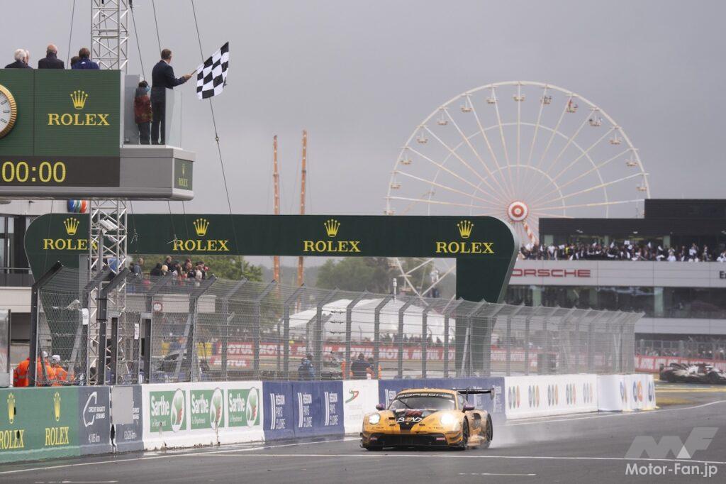 ポルシェ 911 GT3 Rが、ル・マン24時間レースでLMGT3クラス優勝を達成。