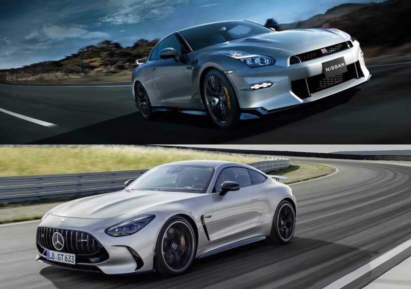 NISSAN GT-R Pure edition × Mercedes-AMG GT 63 4MATIC+ Coupe