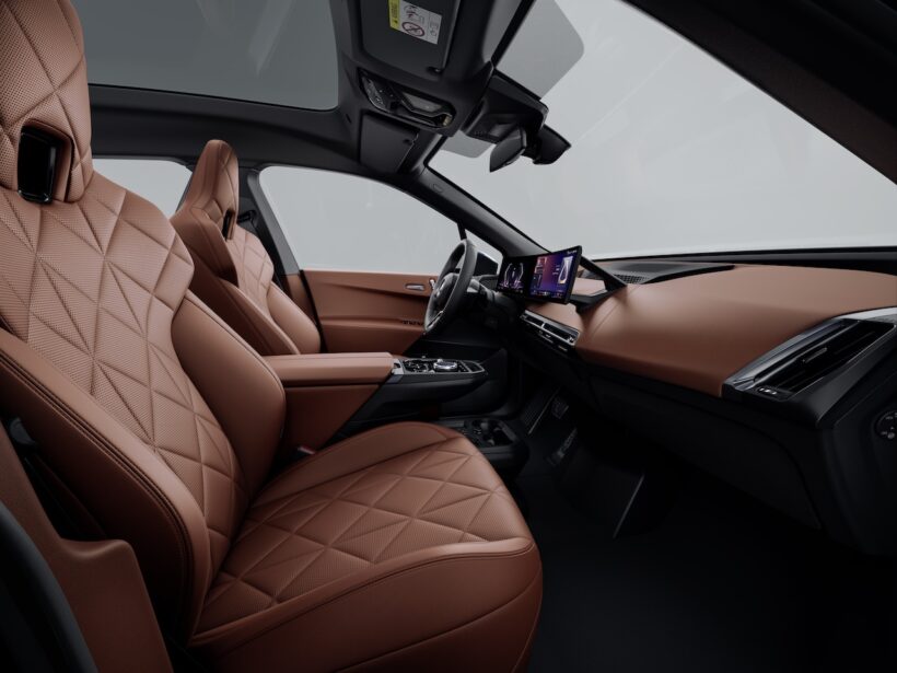 「BMW iX」改良新型のインテリア。