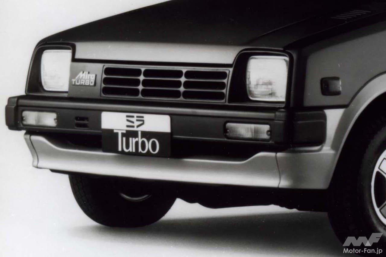 ドタキャン２回目！！DAIHATSUミラ　ターボ 軽も高性能ターボ時代へ！ダイハツ「ミラターボ」が64.2万円～83年登場