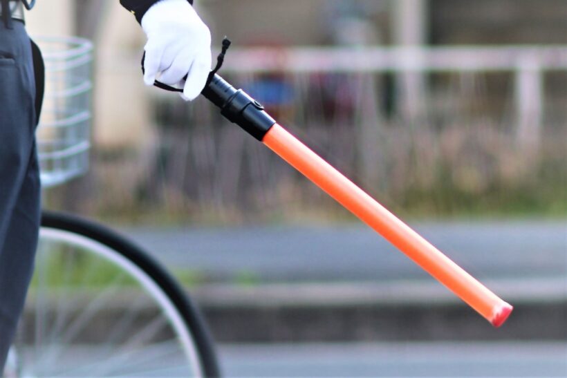 交通誘導の写真