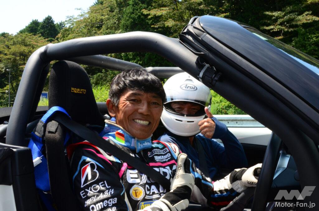 ジムカーナ界のレジェンド山野哲也さん。気軽に同乗走行に応じてくれた「レジェンド」の走りは驚くほどスムーズで、そして速かった。