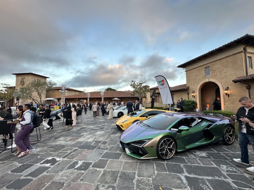 ランボルギーニクラブアメリカのパーティへ。