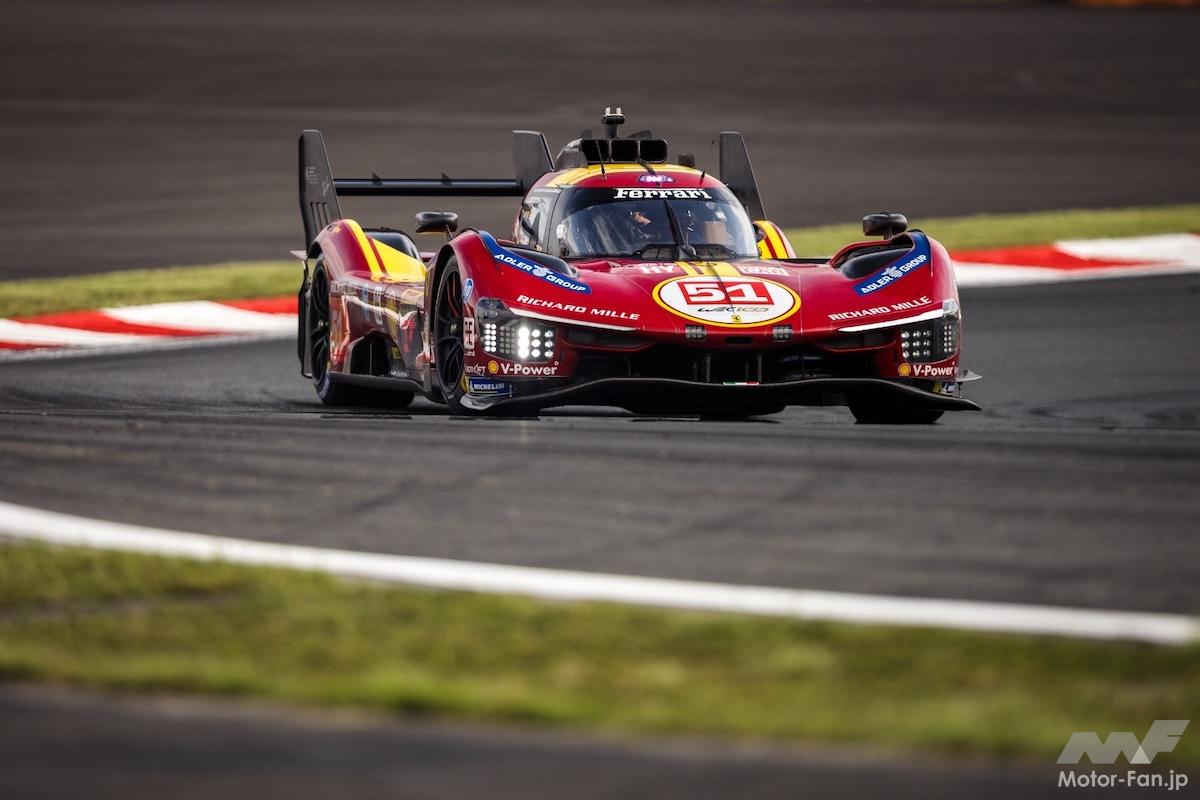 富士6時間】フェラーリ勢は最上位10位でWECタイトル争いは最終戦に
