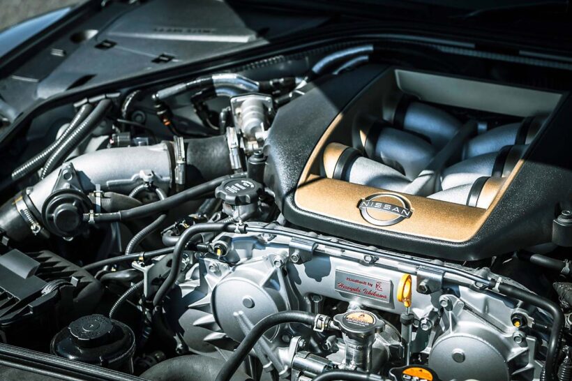 【GT-R Premium edition T-spec】MY25よりTスペックにはNISMOスペシャルエディションと同等の高精度重量バランスエンジン部品が採用されたことで、レスポンスが向上している。