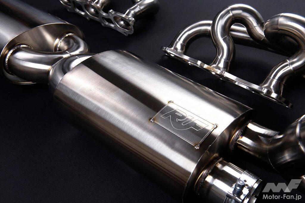 911SCなどの空冷クラシックモデルから現行のタイプ992まで幅広い車種に対応する。装着は日本のインポーターであるRTCが行い、加工は本国のエンジニアとRTCが共同で行う。