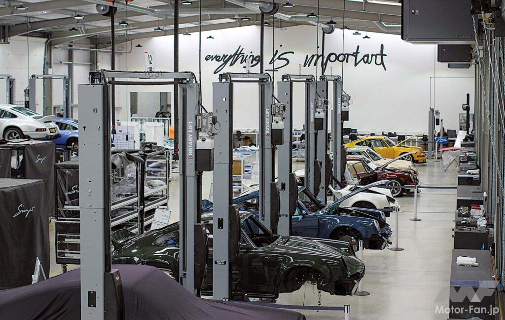 【Singer UK Facility】こちらは開発部門がある英国ノーザンプシャーの施設で、約80名のエンジニアが働く。ここでは「DLSサービス（終了）」や「DLSターボサービス」といったよりスペシャルなプログラムを提供している。