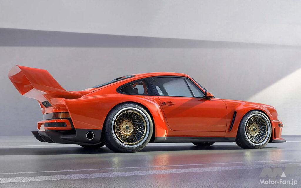 【DLS Turbo Services】1970年代のポルシェ934/5レーシングマシンをオマージュし、DLSサービスを進化させる形でエンジンをターボ化。9000rpm以上回るというユニットの最高出力は700PS！