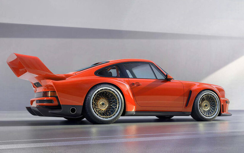 【DLS Turbo Services】1970年代のポルシェ934/5レーシングマシンをオマージュし、DLSサービスを進化させる形でエンジンをターボ化。9000rpm以上回るというユニットの最高出力は700PS！