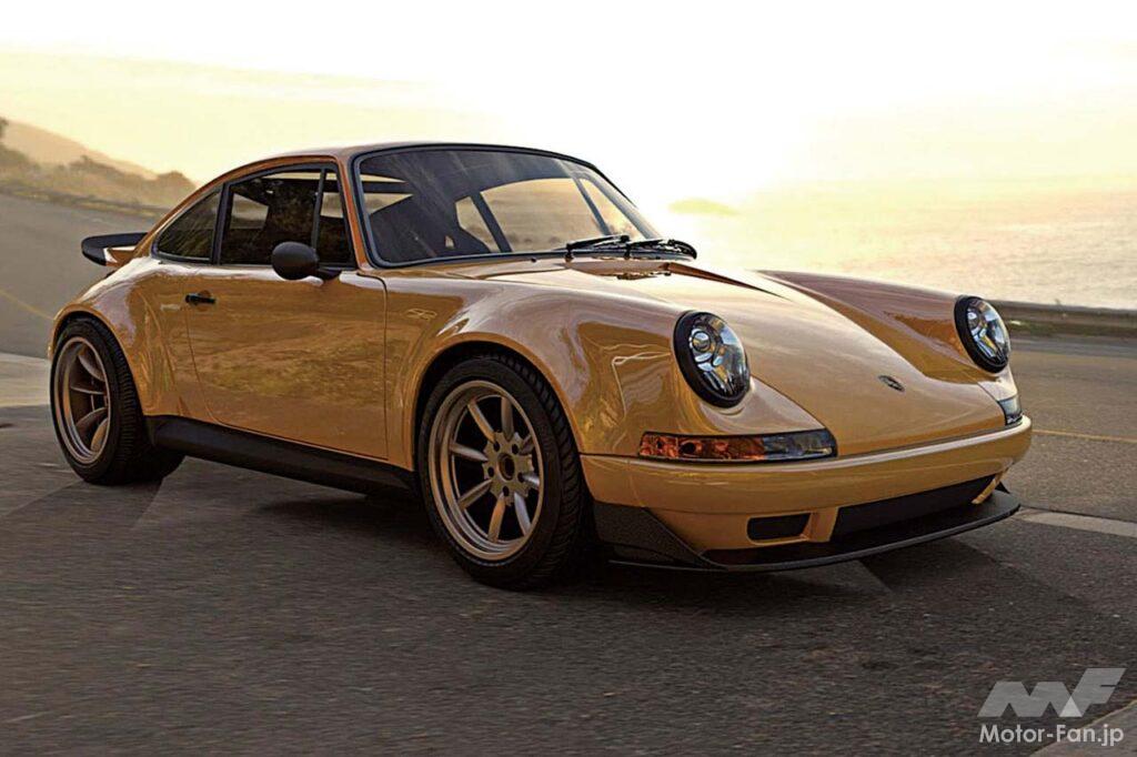 【Theon Design】イギリスのテオン・デザインからリリースされているレストモッド911は、964型911をベースとするもの。ここで紹介するトップモデルの「テオンR」は、1970年代の911RSRにデザインのインスピレーションを得たモデルだ。独自のDOHC 4バルブヘッドを持つ4.0リッターの水平対向6気筒エンジンは500PS以上の最高出力を発揮する。■ https://theondesign.com/