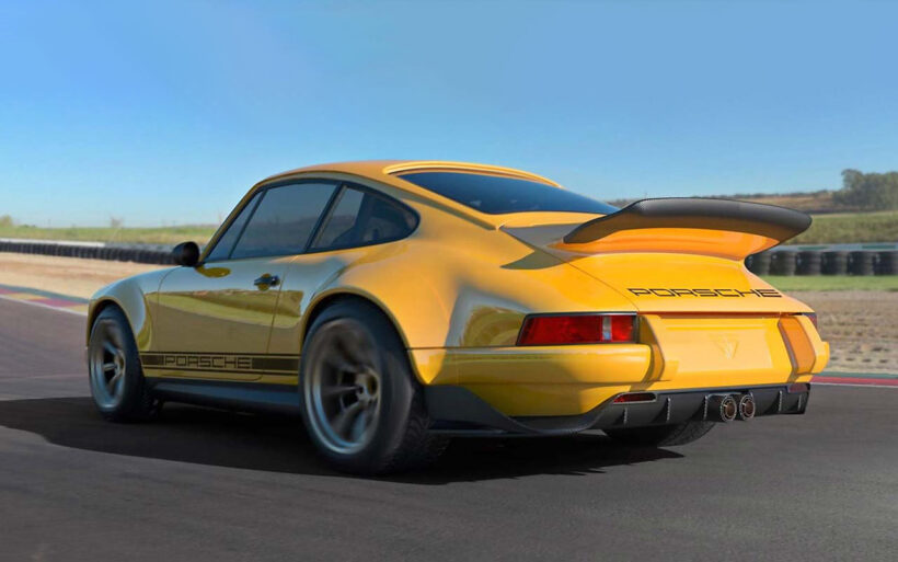 【Theon Design】イギリスのテオン・デザインからリリースされているレストモッド911は、964型911をベースとするもの。ここで紹介するトップモデルの「テオンR」は、1970年代の911RSRにデザインのインスピレーションを得たモデルだ。独自のDOHC 4バルブヘッドを持つ4.0リッターの水平対向6気筒エンジンは500PS以上の最高出力を発揮する。■ https://theondesign.com/