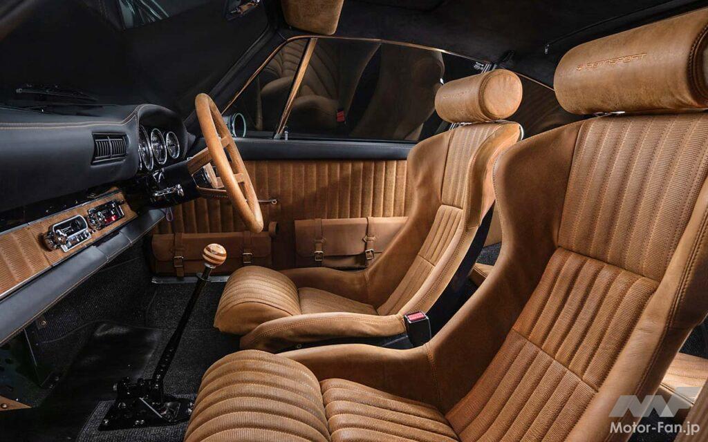 【Rennsport】イギリスのレンシュポルトは、930型911の3.0SC、3.2カレラのほかに、964型911をドナーカーとしたレストモッド911を製作している。ラインナップは「エボリューション」「エボリューションS」「ST」「ST-R」「RSR」と豊富で、いずれのモデルでも3.0リッターから3.8リッターまでのエンジン選択が可能だ。■ https://www.911rennsport.co.uk/