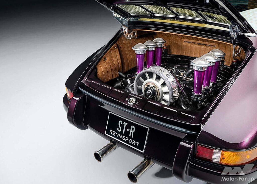 【Rennsport】イギリスのレンシュポルトは、930型911の3.0SC、3.2カレラのほかに、964型911をドナーカーとしたレストモッド911を製作している。ラインナップは「エボリューション」「エボリューションS」「ST」「ST-R」「RSR」と豊富で、いずれのモデルでも3.0リッターから3.8リッターまでのエンジン選択が可能だ。■ https://www.911rennsport.co.uk/