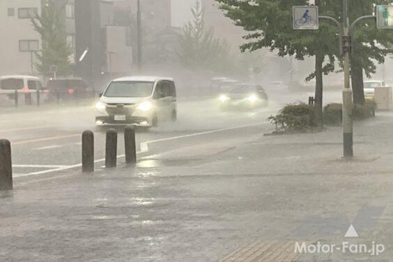 豪雨時の運転