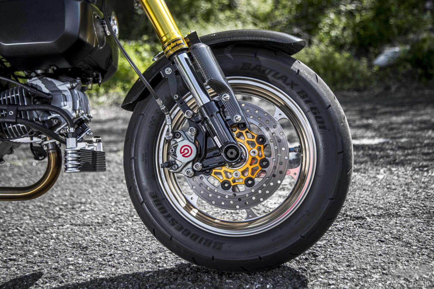 写真・グラフィック MOtika 元ヒザ擦りオーナーが大満足の足回り！ モンキー125をツーリング仕様に