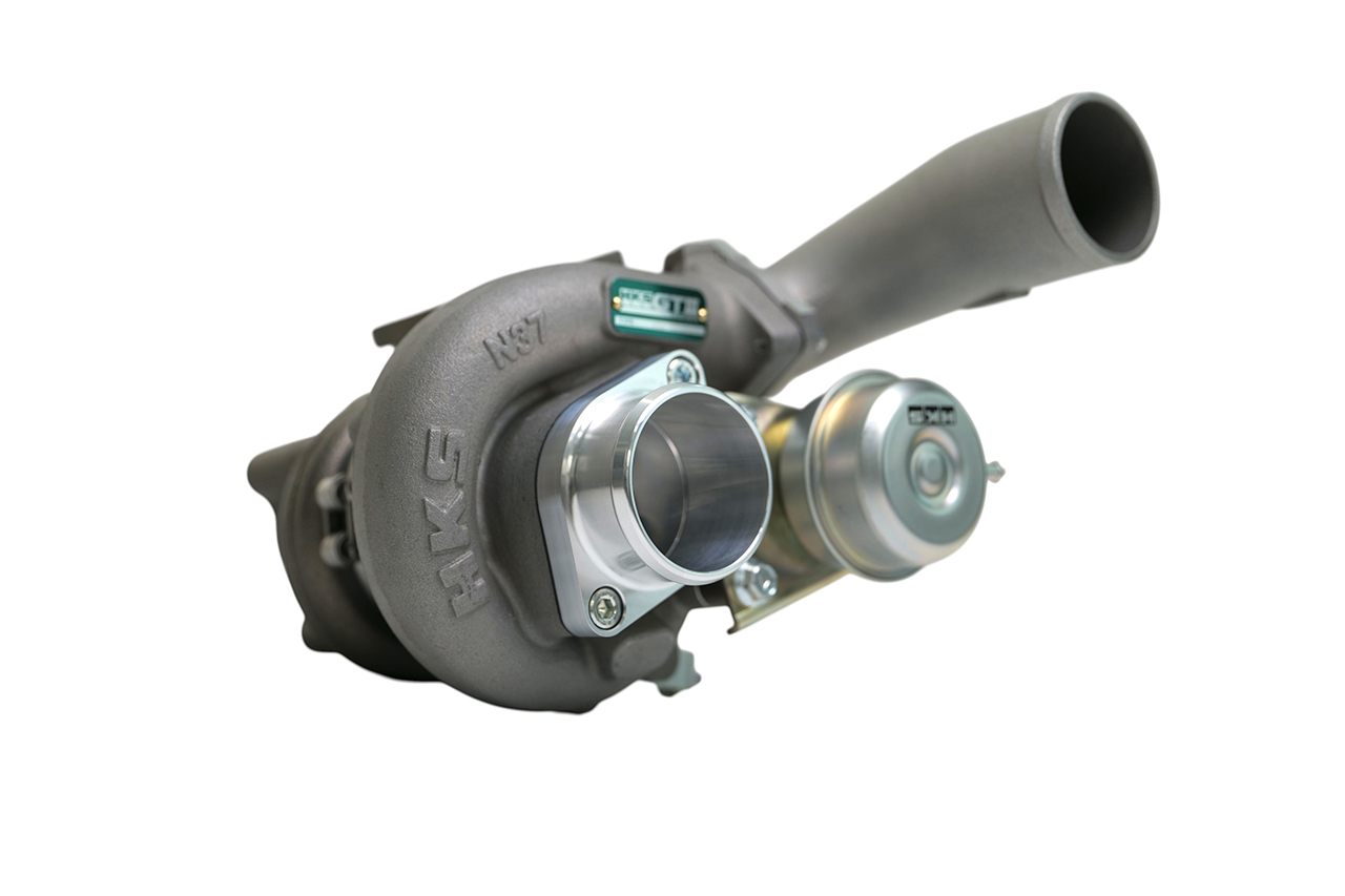 純正形状で450馬力対応！」HKSがRB25DET用の新作タービンキット