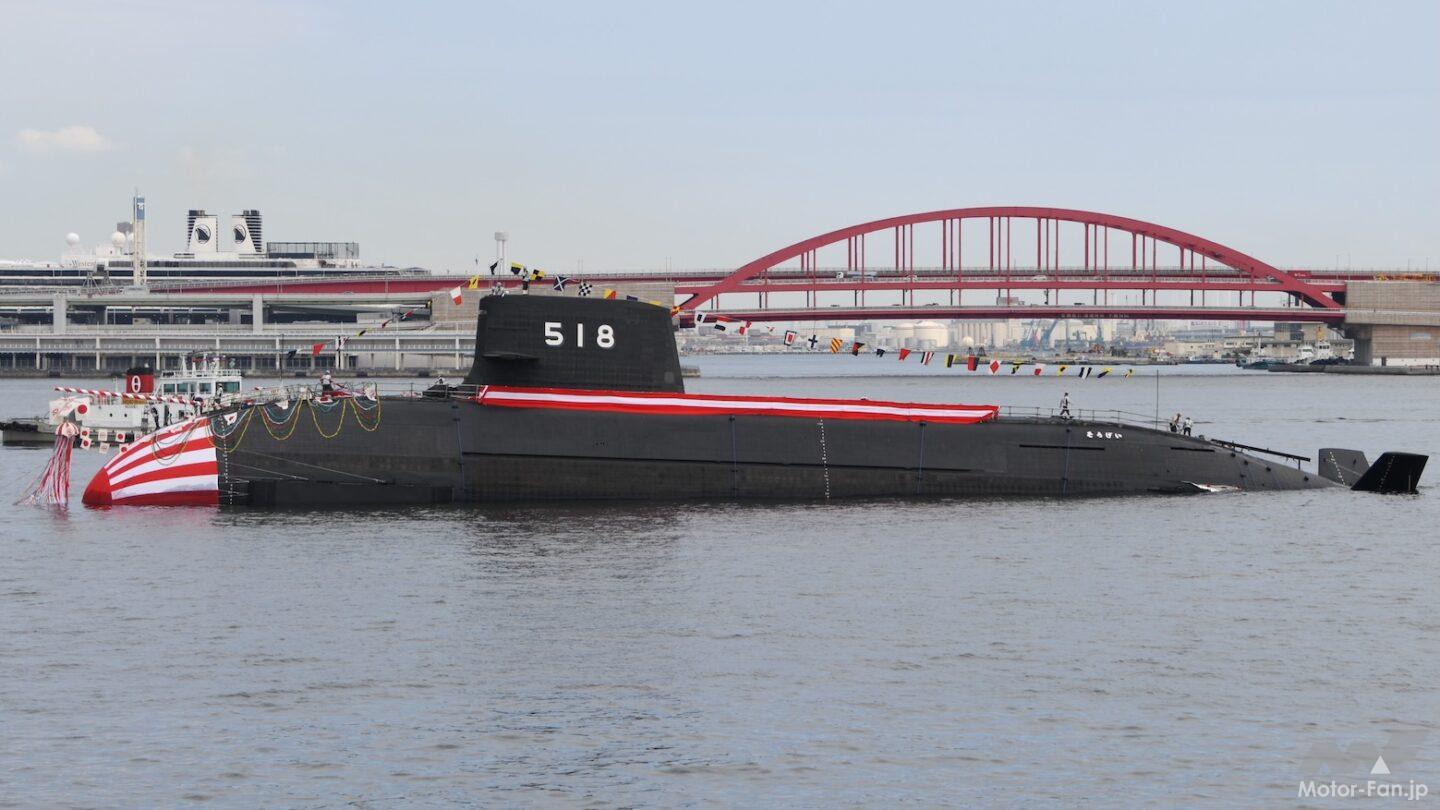 最新鋭潜水艦「そうげい」が進水。高い潜航能力と攻撃能力で日本の海を