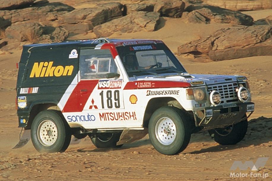 三菱といえばやっぱりラリー！WRCとパリ・ダカールの優勝車も展示され