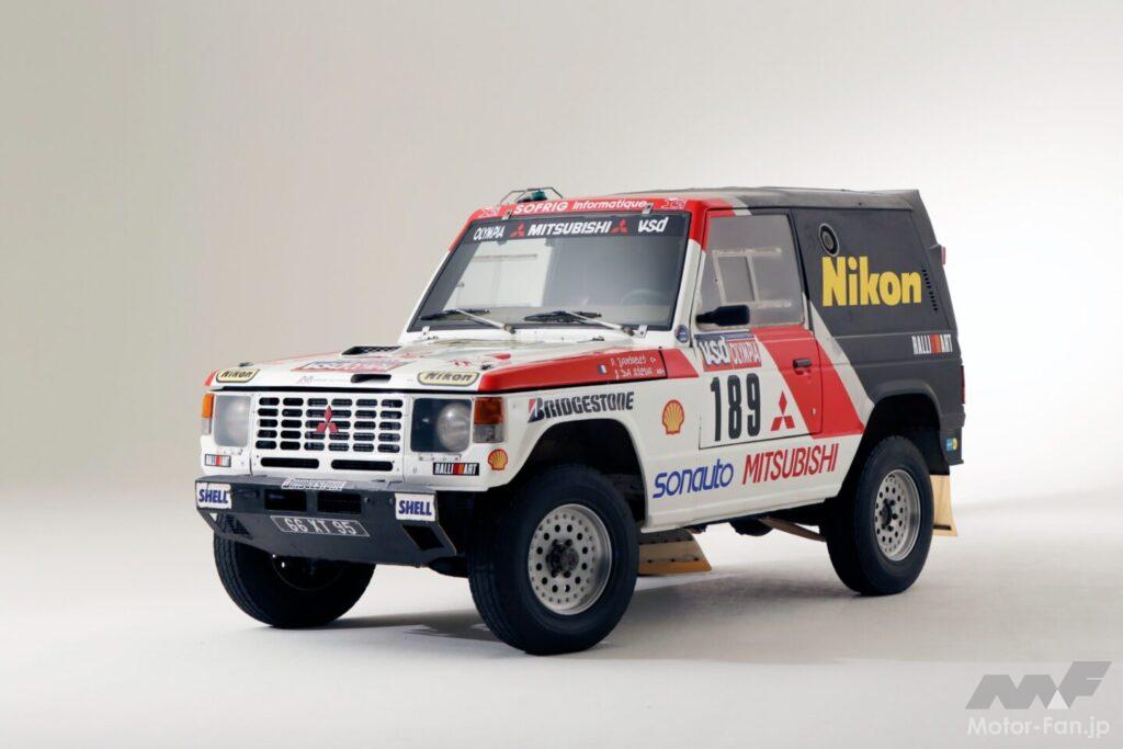 三菱といえばやっぱりラリー!WRCとパリ・ダカールの優勝車も展示され 三菱といえばやっぱりラリー!WRCとパリ・ダカールの優勝車も展示され