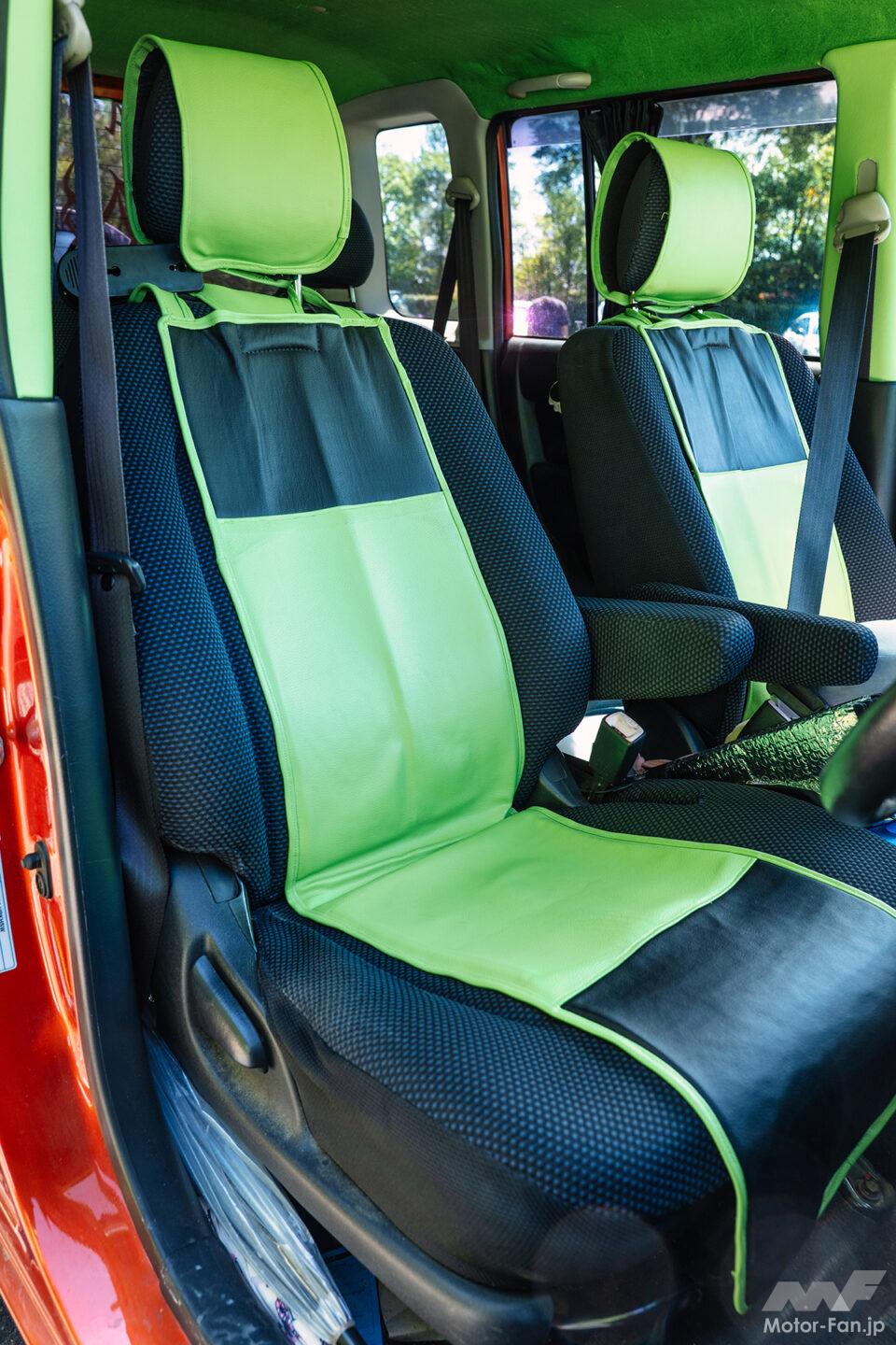 トヨタ　bB ４WD アンクエルション　ワンオフオーバーフェンダー　　内装カスタムペイント ほぼDIYでカスタマイズ！ USクロスオーバー風味の『トヨタ・bB』、唯一