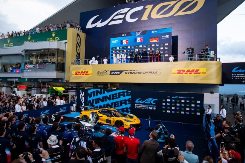 セーフティカー導入により、順位を大きく落としていたA424 35号車が優勝圏内に浮上。的確なピット戦略もあり、アルピーヌ初となるWEC勝利を獲得した。