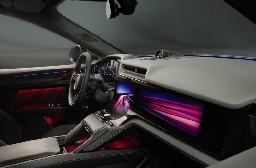 ポルシェは、2025年末に発表される「カイエン エレクトリック」のインテリアを公開した。