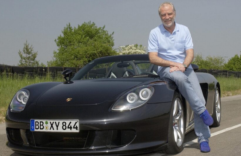 ポルシェAGのテストドライバーを務めたエンジニアのローランド・クスマウル。