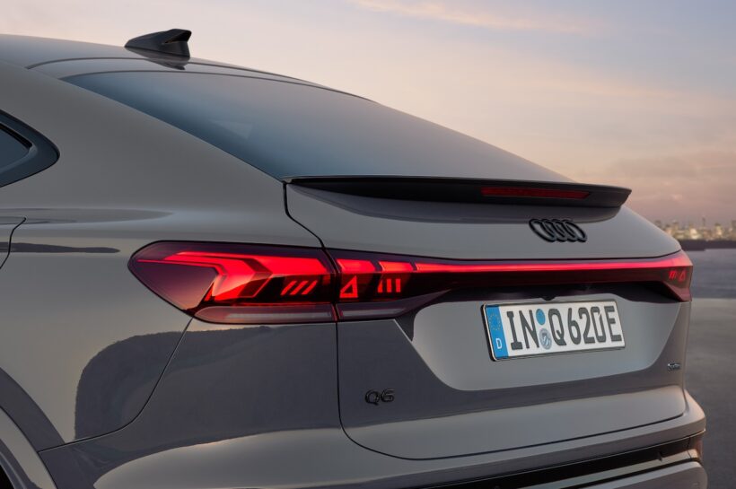 「アウディ Q6 スポーツバック e-tron」のエクステリア。