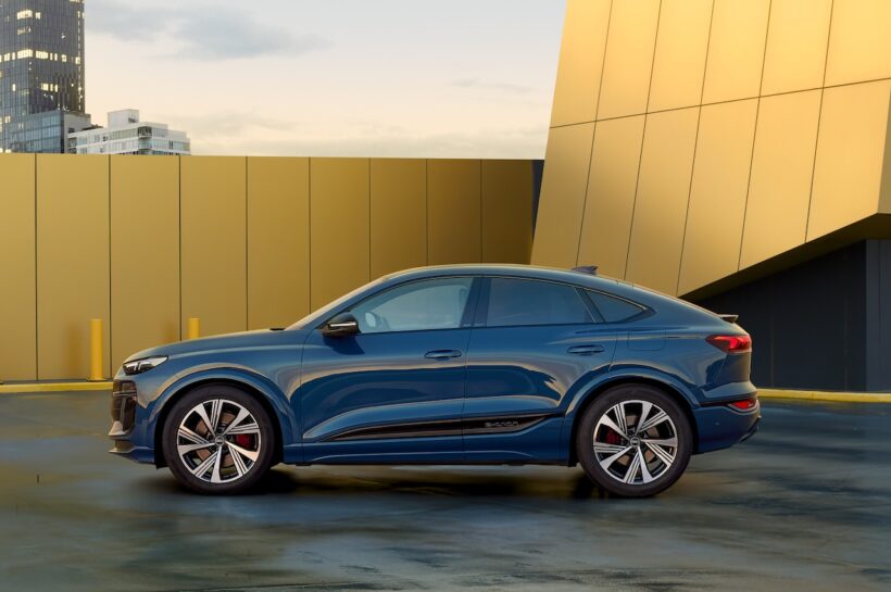 「アウディ SQ6 スポーツバック e-tron」のエクステリア。